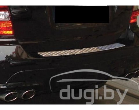 Хром накладка на задний бампер (нерж.) для W164